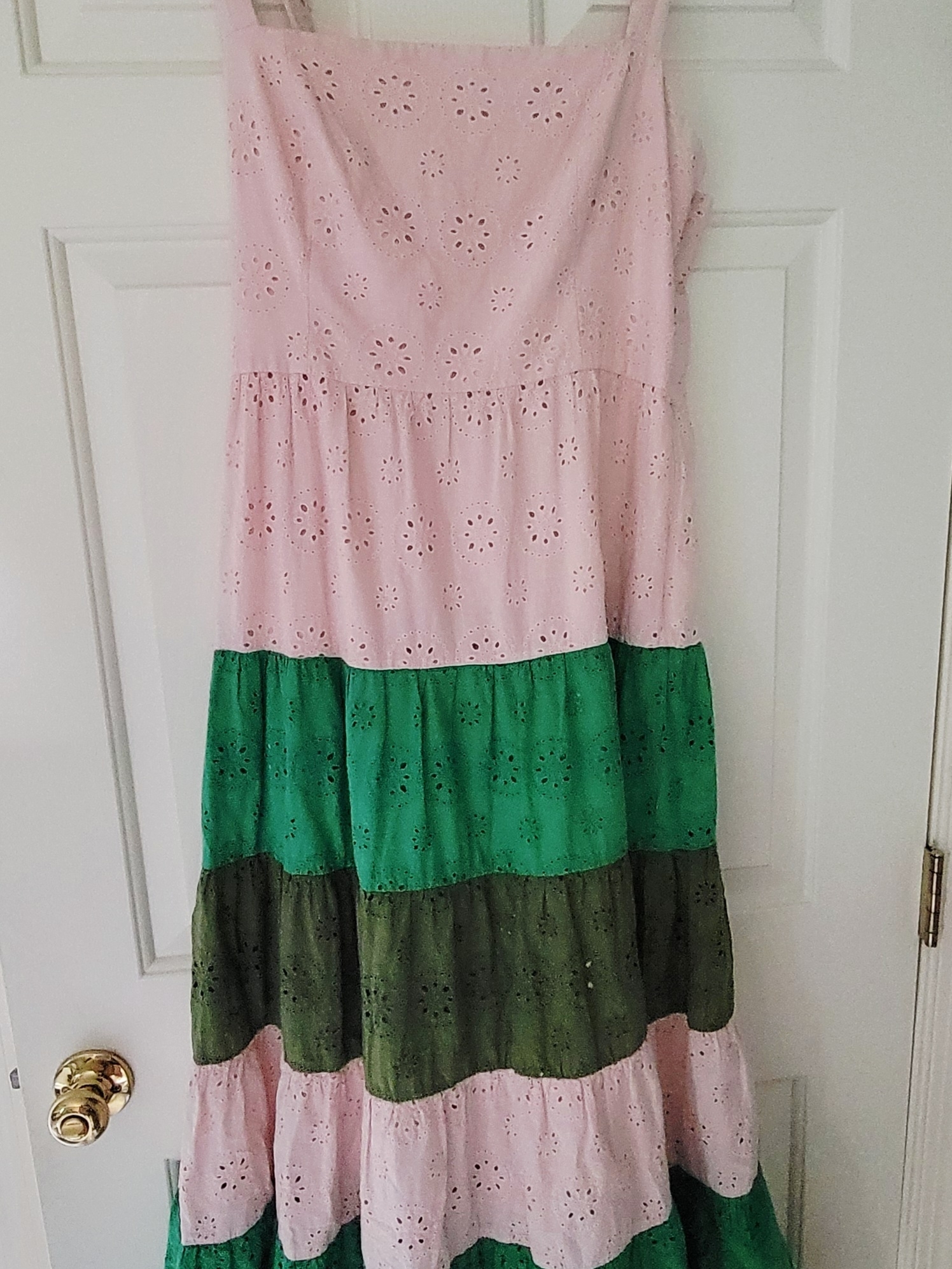Slate & Willow Pink And Green Summer Dress